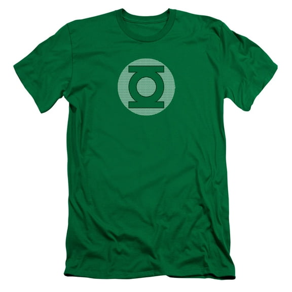 DC Comics Gl Little Logos S/S Adult 30/1 T-Shirt Kelly Green