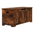 thumbnail image 3 of ZENSTYLE Lift Top Entryway Storage Chest/Bench with Side Handles, MDF Frame Toy Box, Brown, 3 of 10