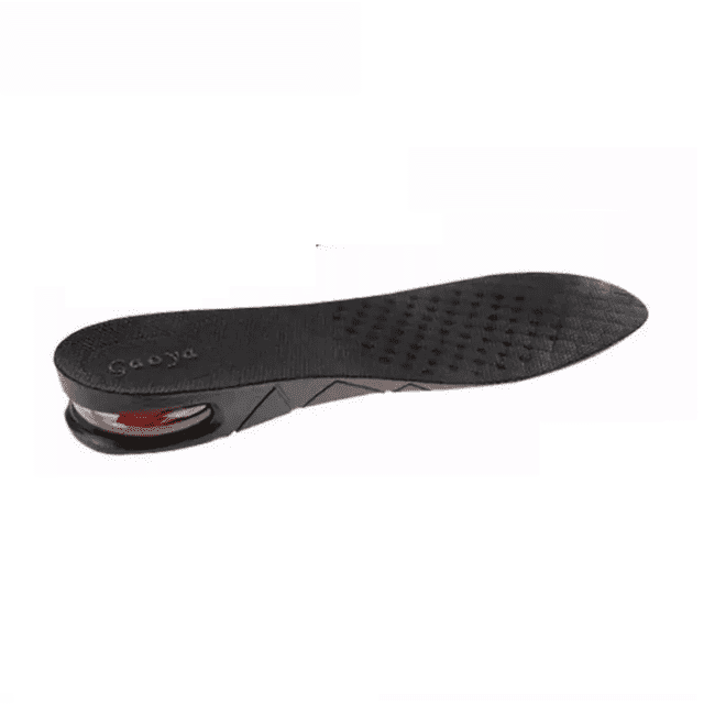 Plantilla Unisex Labg Aumenta Altura 10 Cm Estatura negro