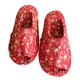 thumbnail image 2 of Pantuflas de algodón para el hogar de tejido pastoral, lavables a máquina, de tela de algodón, acolchadas, cálidas, de fondo suave y antideslizantes, 2 of 2