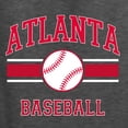thumbnail image 6 of Wild Bobby City of Atlanta Baseball Fantasy Fan Sports Men's T-Shirt, Heather Black, Large, 6 of 6
