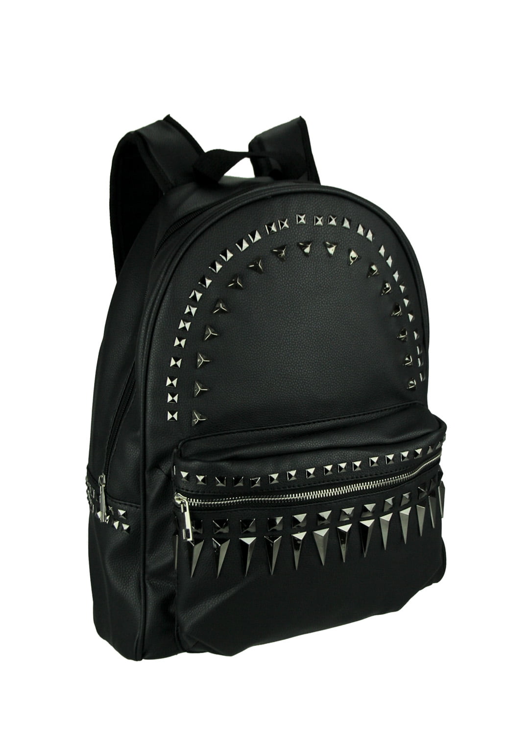 black studded backpack