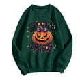 thumbnail image 4 of Sweatshirt for Women Halloween Oversized Spooky Season Sweatshirt Lightweight Crewneck Pullover Tops Fall Sweatshirt, 4 of 4
