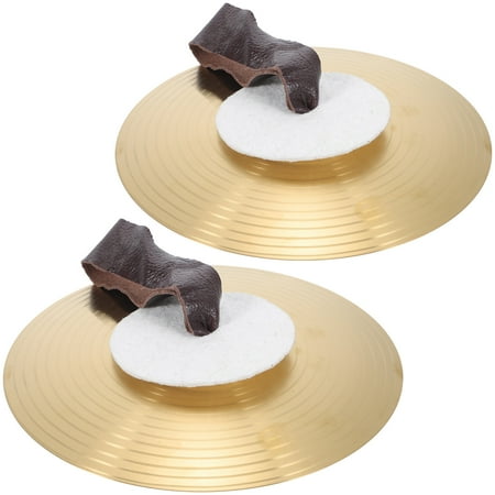 Golden Alloy Hand Cymbals for Kids Dance and Drum Fun Small Percussion Instruments