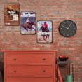 thumbnail image 4 of Kit de pintura rectangular con placa de metal vintage Iron Marlboro Cowboy 20x30cm 3 piezas, 4 of 9