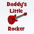thumbnail image 2 of CafePress - Daddy's Little Rocker With Gu Infant Bodysuit - Baby Light Bodysuit, Size Newborn - 24 Months, 2 of 4