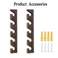 thumbnail image 3 of 5 Tiered Wand Holder Wall Mount,Wood Wand Display Stand for Wand Collectors and Enthusiasts,Wand Wall Mounted Display Holder Suitable for Living Room, Bedroom and Office, 3 of 6