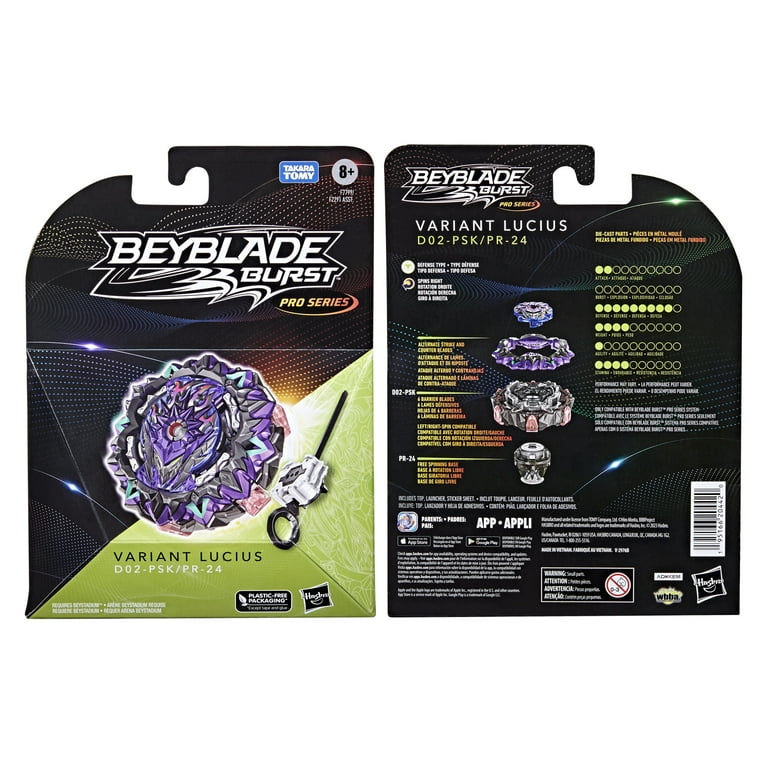 QR VARIANT LUCIUS PRO SERIES QR CODE + ALL LUCIUS BEYBLADE BURST