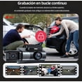 thumbnail image 3 of Cámara Automóvil Wifi De 3 Canales Hd 1080p Dash Cam Carro Mpow, Sd 32Gb Incluida, Con Pantalla, 170° Gran Angular, Visión Nocturna, Grabación En Bucle, Sensor G, Control De App, Modo Estacionamiento, 3 of 4