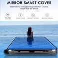 thumbnail image 3 of Funda con tapa de espejo inteligente de lujo para Xiaomi Redmi Note 11 10 9 9s Poco X3 NFC 8 8T 10s 11T Pro Max 9A 9C Mi 9T Lite 5G, 3 of 4
