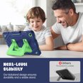 thumbnail image 2 of Fintie Case for Samsung Galaxy Tab A11+ Plus 2025/ A9+ Plus 11 Inch 2023, Fully-Body Rugged Heavy Duty Shockproof Protective Case with Kickstand & Shoulder Strap for Kids, Navy/Green, 2 of 9