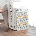 thumbnail image 6 of Lsque Construction tools Printed Wood Bookends,Non-Skid Bookend for Shelves,Heavy Duty Support Bookends,Non-Slip Foam Pads for Office, Home, and Library,1 Pair, 6 of 8