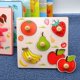 thumbnail image 1 of Rompecabezas de madera 3D Montessori para niños juguetes educativos de aprendizaje juegos para bebés rompecabezas para niños de 1 2 y 3 años, 1 of 5