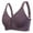 Womens Bras Purple, variant on Womens Everyday Bras, Lace Bras for Women, Front Snap Closure Padded Bra for Older Senior Women, No Underwire Comfortable Bra 36-52