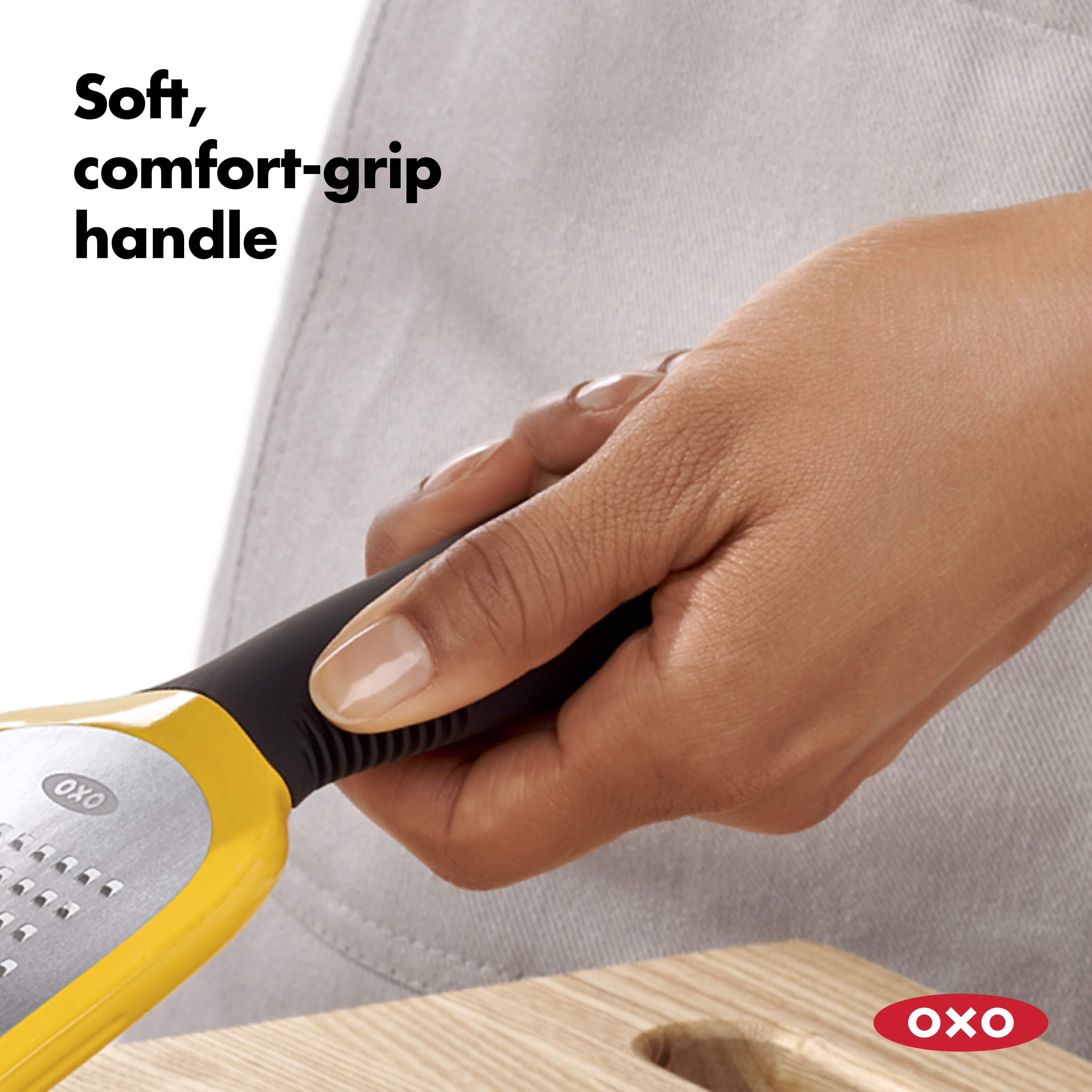 OXO Softworks Stainless Steel Etched Grater, Medium