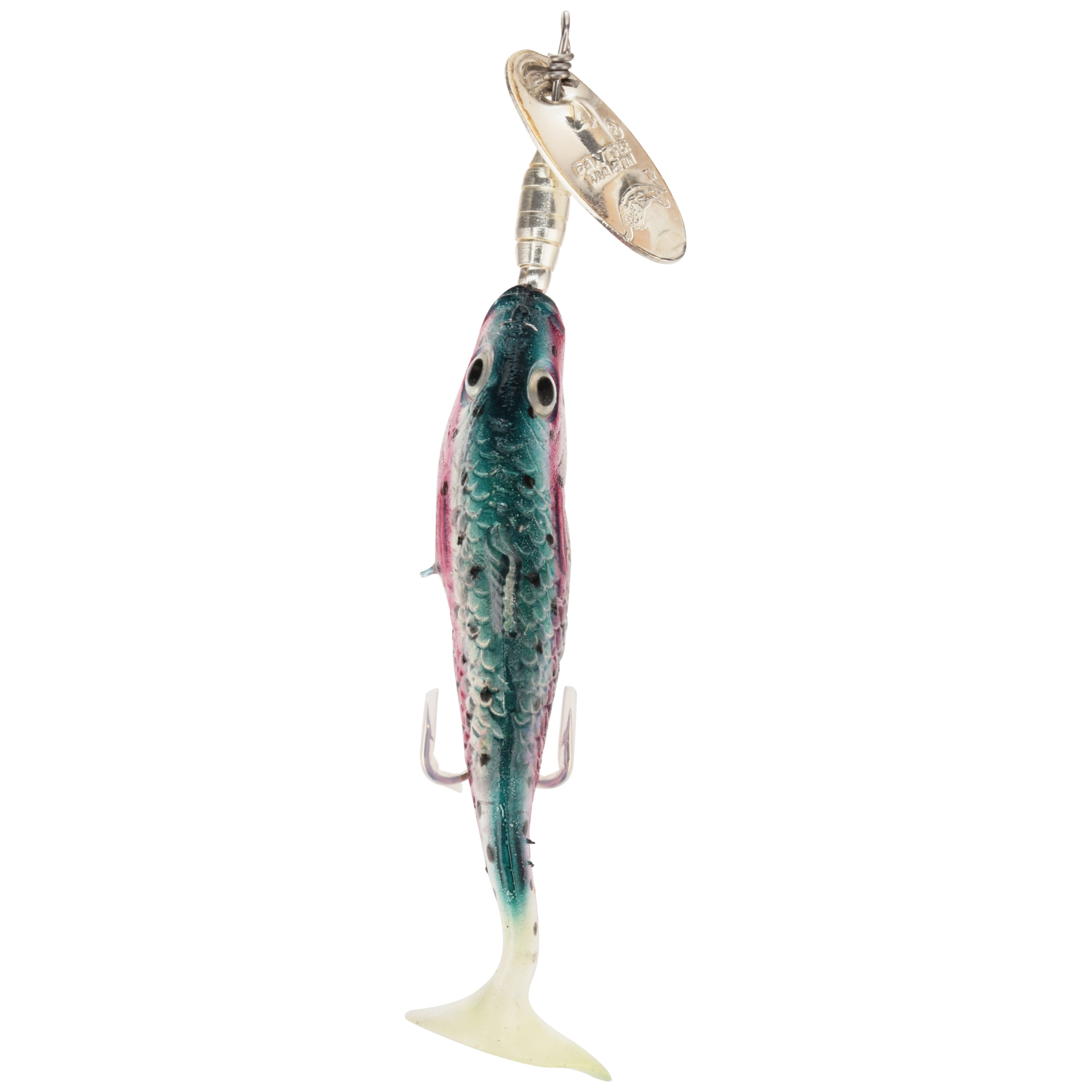 Panther Martin Vivif-Style Spinner Minnow, Size (3/8oz.), 3", Rainbow Trout Silver