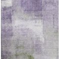 thumbnail image 4 of HomeRoots 665288 8 x 10 ft. Purple, Ivory & Green Abstract Transitional Washable Machine Made Rectangle Area Rug with UV Protection, 4 of 9