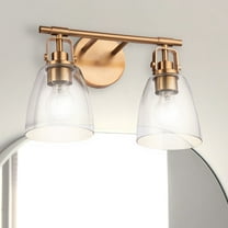 Luxury Modern Farmhouse Bath Light, Satin Gold, ULB2372