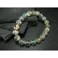 thumbnail image 2 of Natural Hiddenite Spodumene 10mm Round Shape Smooth Cut Beads Stretchable Bracelet for Men & Women., 2 of 3