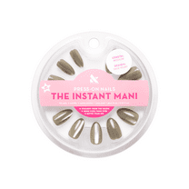 Olive & June Instant Mani Medium Almond Press-On Nails, Sage Velvet, 42 Pieces