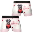thumbnail image 3 of Happy Valentine's Day Schnauzer Brings Love Heart All Over Print Boxer Briefs Underwear for Men Dad Miniature Schnauzer Dog Lover - 02028, 3 of 6