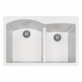 thumbnail image 4 of LaToscana AM8620-64 34 in. Elegance Drop-in Granite Composite 1-Hole Double Bowl Kitchen Sink  Brown, 4 of 4