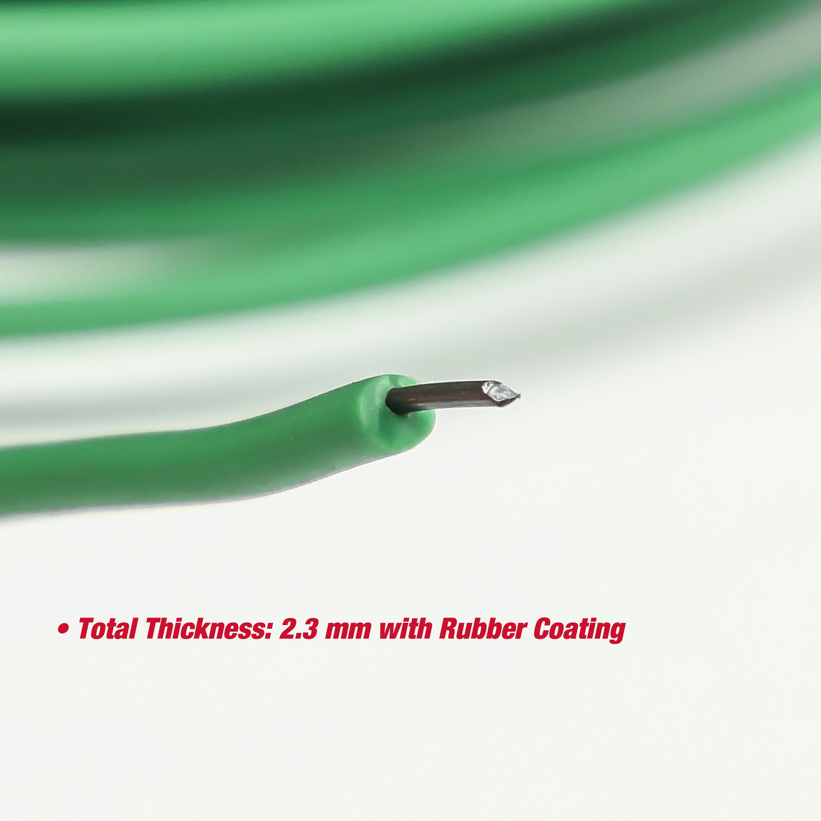 Hyper Tough 88 Feet Flexible Non-Electrical Wire, Metal Twist Tie, Green