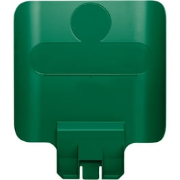 Rubbermaid Commercial Slim Jim Green Recycle Billboard - Green - Plastic - 1 Each Rubbermaid Commercial Slim Jim Green Recycle Billboard - Green - Plastic - 1 Each