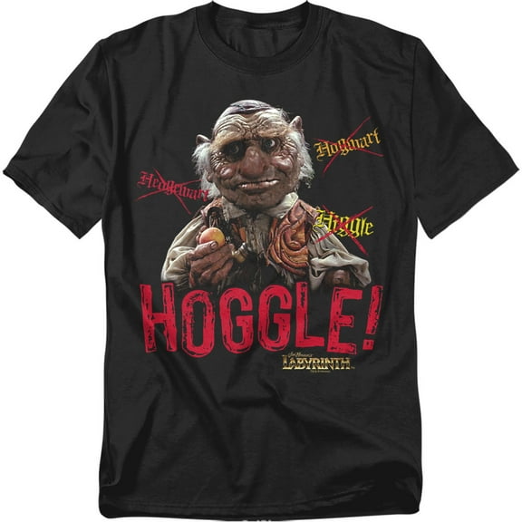 Labyrinth Hoggle Mens Short Sleeve Shirt (Black, )