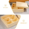 thumbnail image 3 of WHAMVOX  Tea Bag Organizer for Counter Coffee Bar Solid Wood Storage Box, 3 of 8