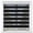 Black, variant on ShadesU Custom Size Zebra Window Blinds, White, 72 in W x 72 in H, Light Filtering Privacy Shades with Aluminum Headrail