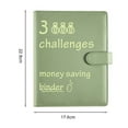 thumbnail image 6 of Pebbuoy Money Saving Binder with 100 Envelopes A5 Budget Planner Book Colorful Challenge Sheets Cash Envelopes A5 Size Binder, 6 of 8