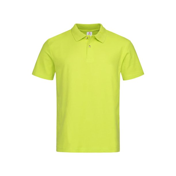Stedman - Polo de algodón para hombre (Lima Brillante)