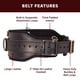 thumbnail image 3 of Sistema de cinturón Comfort Occidental Leather Stronghold Black M, 3 of 7