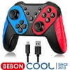 BEBONCOOL Wireless Pro Controller for Nintendo Switch/Switch Lite/Switch OLED,Extra Nintendo Pro Controller with Vibration Motion Control(PACK OF 1)-Red