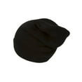 thumbnail image 2 of Soft Ribbed Slouchy Beanie, Black, 2 of 2