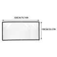thumbnail image 5 of Uv Resistant Clear Tarps - Waterproof Pvc Rain Film With Metal Grommet - Portable And Durable Garden Supplies, 5 of 5