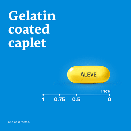 Aleve Soft Grip Arthritis Cap Pain Reliever/Fever Reducer Naproxen Sodium Caplets, 220 mg, 150 ct