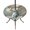 Cream, Blue, Brown, variant on Round Outdoor Tablecloth with Umbrella Hole and Zipper, Rustic Floral Tablecloth with Elastic Waterproof, White Magnolia Flowers Farmhouse Bottle Branch Patio Table Covers for 55" - 60" Pool Tables
