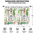 thumbnail image 2 of 2 Panels Print Pattern Nursery Curtains Boys Girls Kids Window Drapes for Living Bedroom Playroom Room Decor Rod Pocket 42x63Inch, 2 of 5