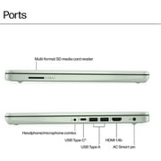 HP 14 Student Business Laptop Computer - Microsoft Office Lifetime & Windows 11 Pro • 8GB RAM • 128GB UFS & 256GB Extend Micro SD • Intel 4-Core Processor • HD Display (Green)