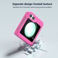 thumbnail image 6 of Design for Samsung Galaxy Z Flip 6 Case with Hinge Protection, Liquid Silicone Soft Gel Rubber Heavy Duty Shockproof Anti Scratch Cover Full Body Protective Phone Case for Samsung Z Flip 6,Rose, 6 of 6