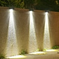 thumbnail image 2 of Fiudx Luces Solares para Jardín, Lámparas Led Impermeables para Caminos, Decoración para Vallas y Paredes Exteriores, Fácil Instalación, Carga Solar, Material Abs Duradero, Clasificación Ip65, Tamaño, 2 of 7