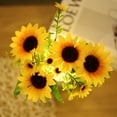thumbnail image 4 of WJSXC Flowers Ambience Lamp Safe Simulation Flower Reading Light for Cafe Decoration Yellow, 4 of 6