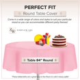 thumbnail image 4 of HAHDAXIA Rose Lot de 12 Nappe de Fête Standard Jetable en Plastique 84 Pouces Pouces Housse de Table Ronde par Zimpleware, 4 of 7