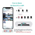thumbnail image 3 of yeacher Dual-Port Type-C Memory Card Adapter for SD & TF Cards - Compact Camera to Phone Transfer Tool in White, 3 of 6