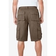 thumbnail image 2 of Boulder Creek By Kingsize Men's Big & Tall  12" Side-Elastic Stacked Cargo Pocket Shorts, 2 of 6