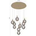 thumbnail image 4 of 47191-013 Eurofase Lighting Palmas - 90W 7 LED Chandelier-16 Inches Tall and 29.5 Inches Wide-Gold Finish, 4 of 4