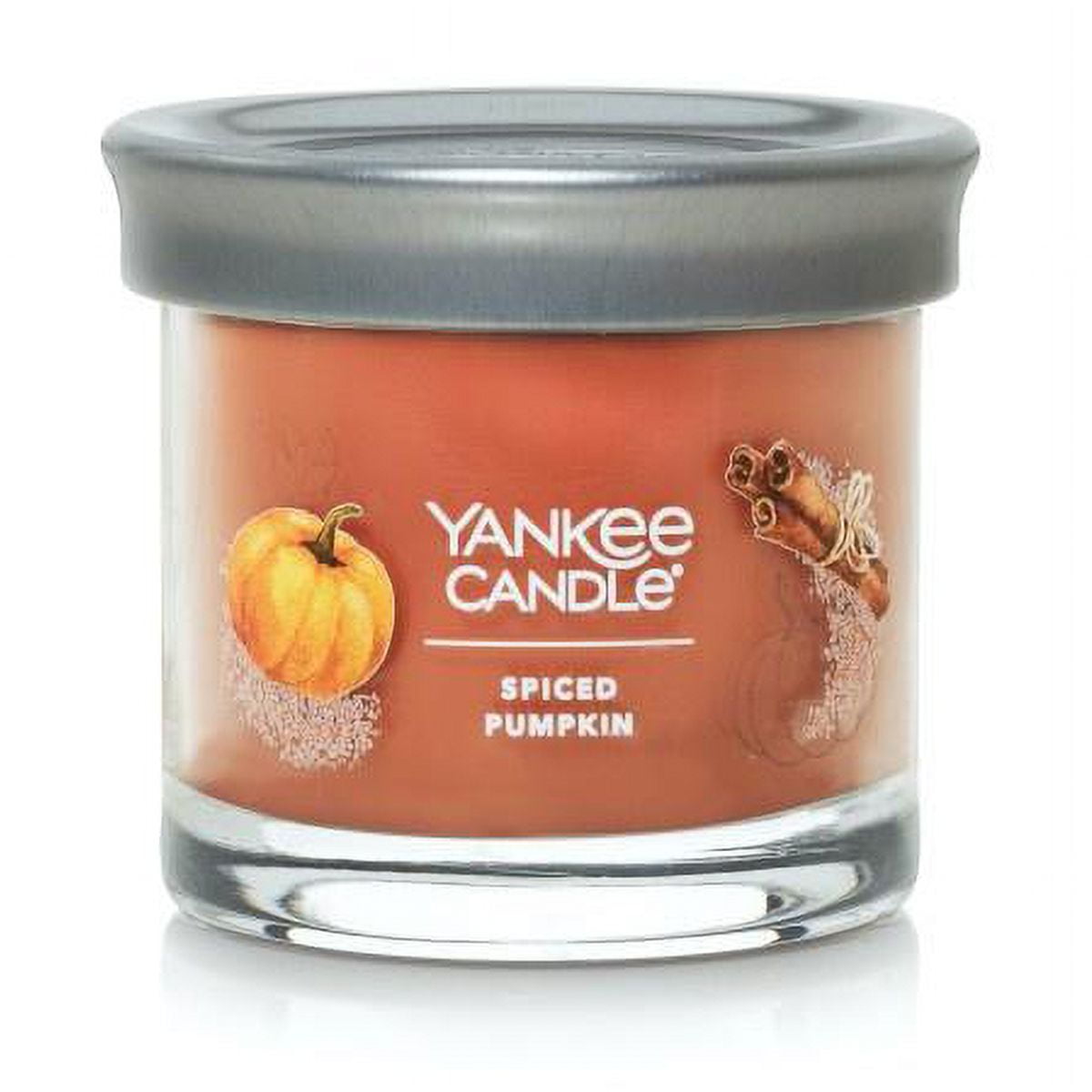 Yankee Candle Small Tumbler Scented Single Wick Jar Candle, Spiced Pumpkin, 4.3 oz (Pack of 2)