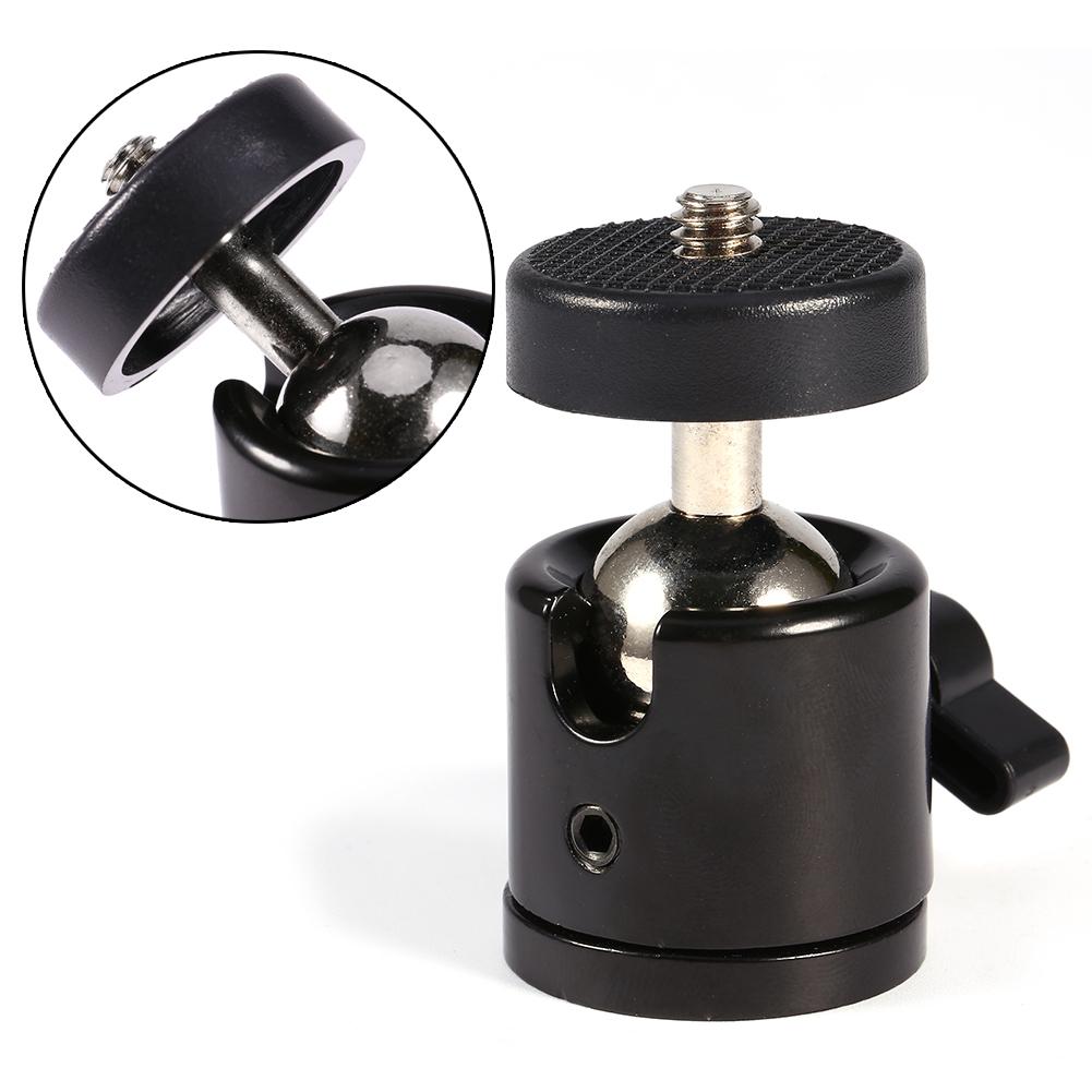 HERCHR 360° Swivel Rotatable 1/4'' Screw Ball Head Mount Ballhead Stand